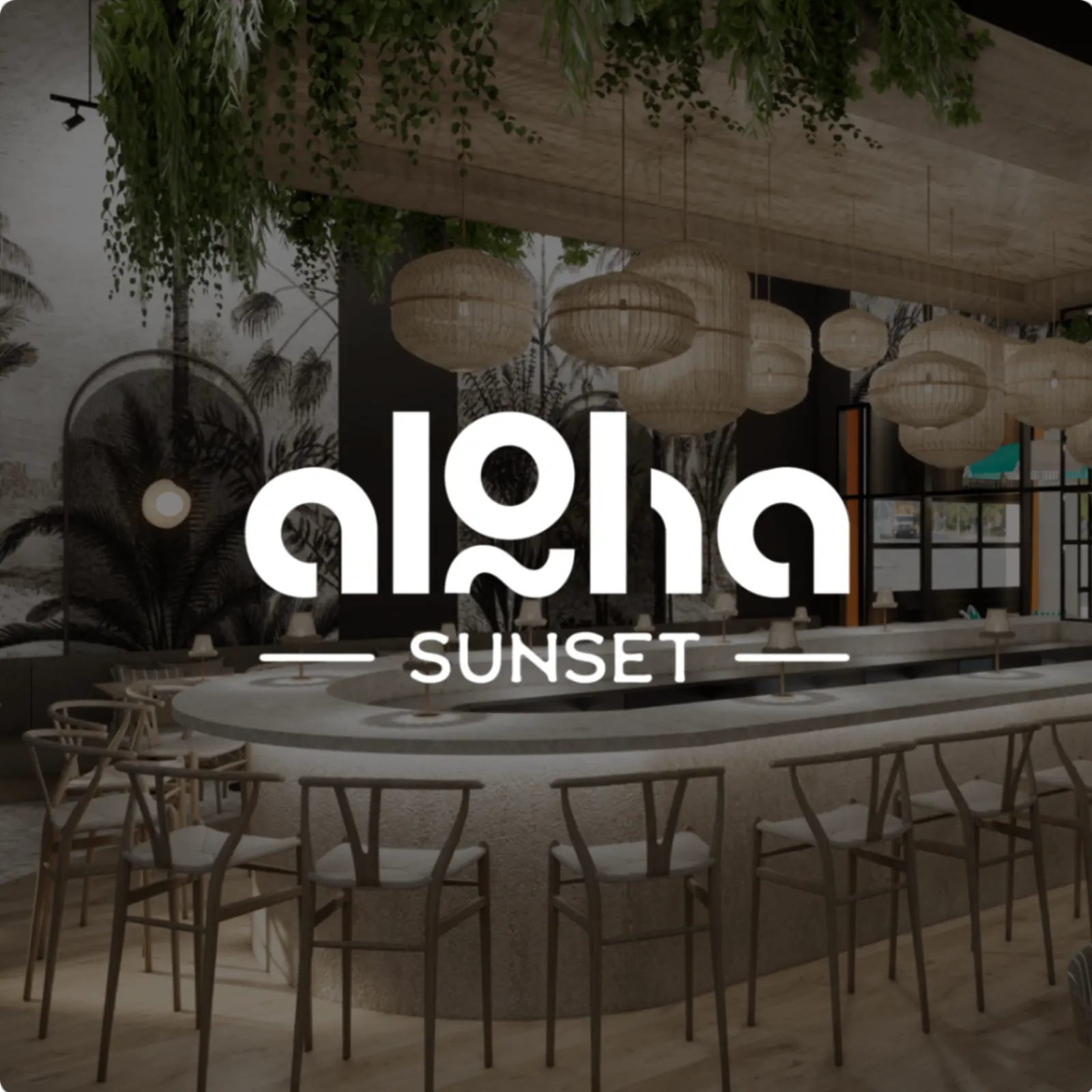 Aloha Sunset — restaurant et bar d'inspiration californienne, Complexe Aloha